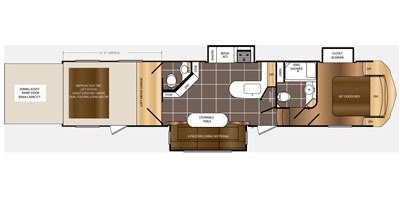 2017 Prime Time Manufacturing Spartan 300 3712X floorplan