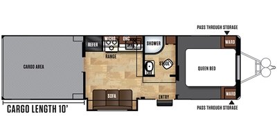 2017 Forest River Work And Play FRP 30WRS floorplan