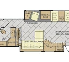 2017 Fleetwood Bounder® 36Y floorplan