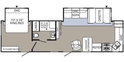 2017 Palomino Puma 30FKSS floorplan