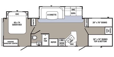 2017 Palomino Puma 30FBSS floorplan