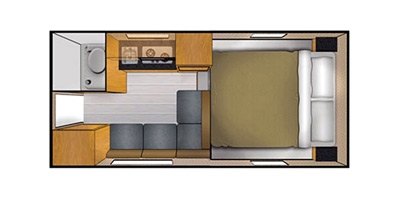 2017 Livin Lite Camplite Truck Camper 9.2 floorplan