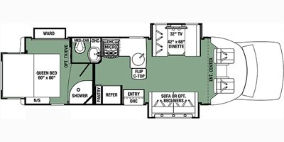 2017 Forest River Forester 2801QS GTS floorplan