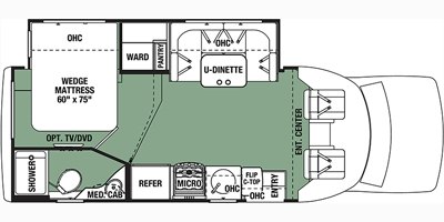 2017 Forest River Forester 2431S GTS floorplan