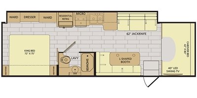 2017 Fleetwood Jamboree® 30F floorplan