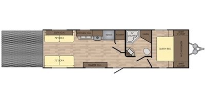 2017 CrossRoads Z-1 ZR288RR floorplan