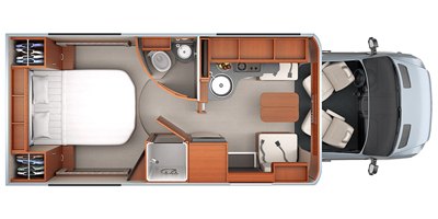 2017 Leisure Travel Vans Unity U24IB floorplan