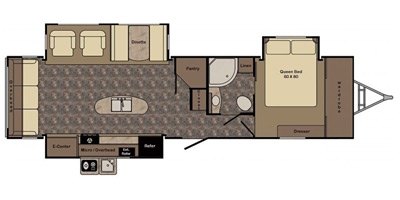 2017 CrossRoads Sunset Trail Grand Reserve ST33RL floorplan