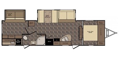 2017 CrossRoads Sunset Trail Grand Reserve ST32BH floorplan