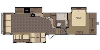 2017 CrossRoads Cruiser CF315RL floorplan