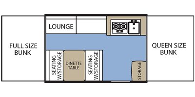 2017 Coachmen Viking LS 2107 LS floorplan