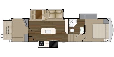 2017 Heartland ElkRidge ER 33 RBR floorplan