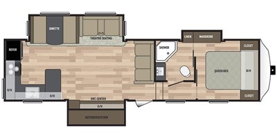 2017 Keystone Springdale (East) 302FWRK floorplan