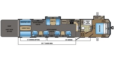 2017 Jayco Seismic Wave 425W floorplan