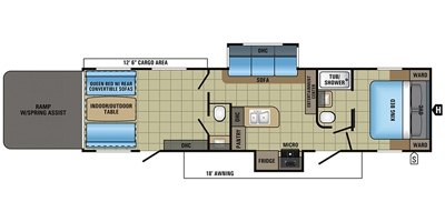 2017 Jayco Octane T32G floorplan