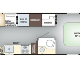2017 Airstream Tommy Bahama® Special Edition 27FB floorplan