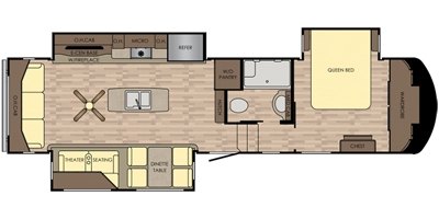 2017 CrossRoads Volante VL3201IK High Profile floorplan