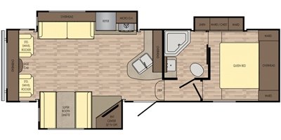 2017 CrossRoads Volante VL280RL floorplan