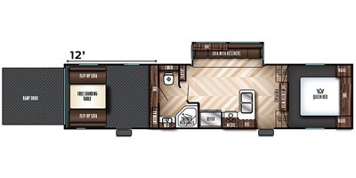 2017 Forest River Vengeance 312A floorplan