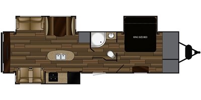 2017 Cruiser RV MPG Ultra-Lite 3700RE floorplan