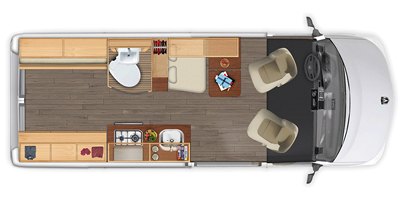 2017 Hymer Aktiv Base floorplan