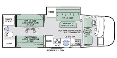 2017 thor motor coach vegas 25 5