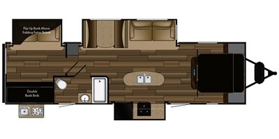 2017 Cruiser RV Shadow Cruiser 318TSB floorplan