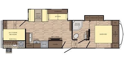 2017 CrossRoads Cruiser Aire CR29BH floorplan