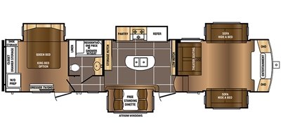 2017 Prime Time Manufacturing Sanibel 3900 floorplan