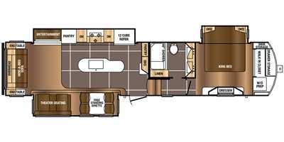 2017 Prime Time Manufacturing Sanibel 3590 floorplan