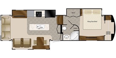 2017 DRV Elite Suites 36RSSB3 floorplan