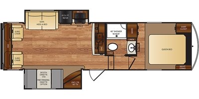 2017 Forest River Wildcat 28MK floorplan