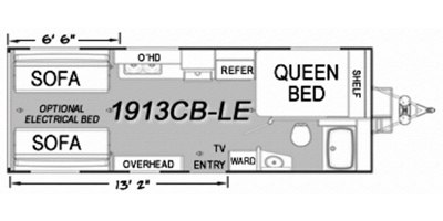 2017 Eclipse Iconic Limited Edition 1913 CB floorplan