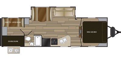 2017 Cruiser RV Embrace Ultra-Lite EL280 floorplan