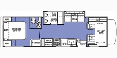 2017 Forest River Forester 2851S LE floorplan