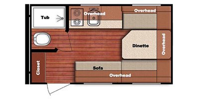 2017 Gulf Stream Conquest Super Lite 14RBC floorplan