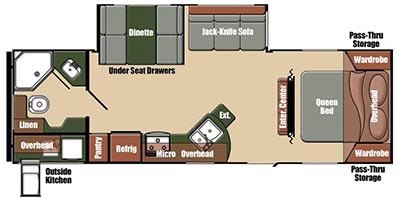 2017 Gulf Stream Matrix 826CRB floorplan