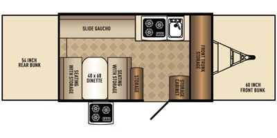 2017 Palomino Palomino Tent Camper T 10 ST floorplan