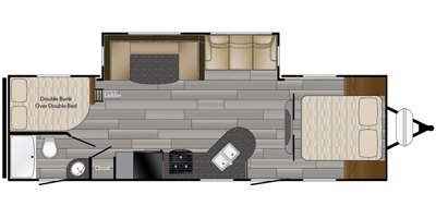 2018 Heartland Prowler 28P BHS floorplan