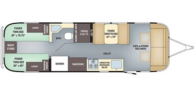 2018 airstream classic 30rb twin