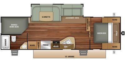 2018 starcraft autumn ridge outfitter travel trailer 27bhs