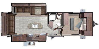 2018 Highland Ridge Mesa Ridge MR272RLS floorplan