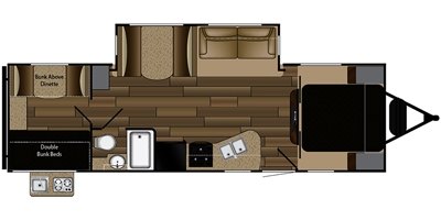 2018 Cruiser RV Shadow Cruiser SC280QBS floorplan