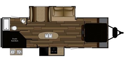 2018 Cruiser RV Shadow Cruiser SC282BHS floorplan
