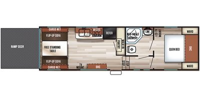 2018 Forest River Cherokee 255RR floorplan