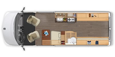 2018 Hymer Aktiv 2.0 Base floorplan