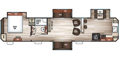 2018 forest river cherokee destination trailers 39cl