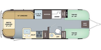 2018 airstream globetrotter 27fb twin