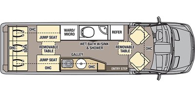 2018 Coachmen Galleria 24FL floorplan