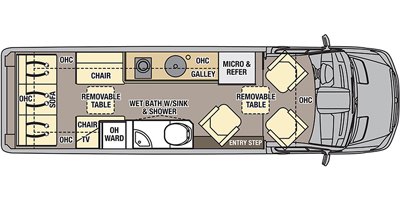 2018 Coachmen Galleria 24T floorplan